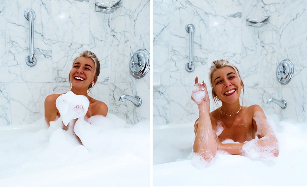 ritz carlton bubble bath